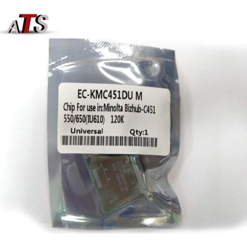 1Set Drum Chip C451 C550 C650 Photocopy Machine For Konica Minolta Bizhub copier parts C 451 550 650 Copier Drum chip