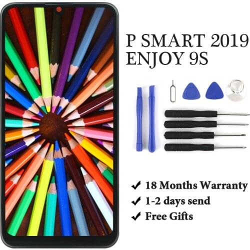 1PC 100% Test New Replacement LCD For P Smart 2019/Enjoy 9S LCD Display Touch Screen Digitizer Compatible For P Smart