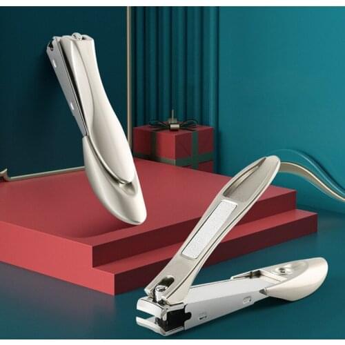 1PC Professional Stainless Steel Nail Clipper Cutter Toenail Cutting Machine Trimmer Pedicure Scissors Manicure Files Nail Tools