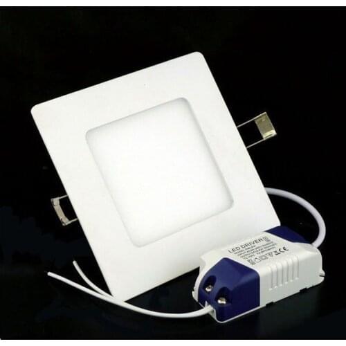 15W led panel round Square ultra thin ceiling light 2835 75led ultrathin 13mm lamp 85~265V for bathroom indoor lighting CE RoHS