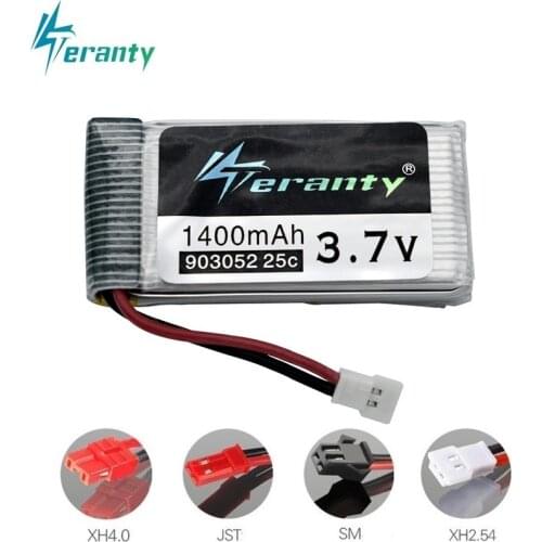 3.7V 1400mAh 25C Lipo Battery for Syma X5 X5C X5SW X5SC X5S X5SC-1 M18 H5P RC Quadcopter 1200mAh 903052 3.7V battery for SYMA