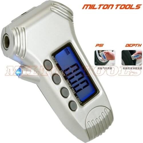 3 In 1 Digital Tyre Tool Pressure Tread Depth Gauge With Light Self-calibrating 3 in 1 Tyre Gauge