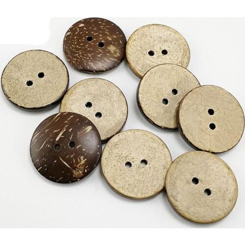 Clothing Accessories Buttons Fashion Popular Double-sided Coconut Shell Button Children Clothing Buttons Jacket Coconut Buckles