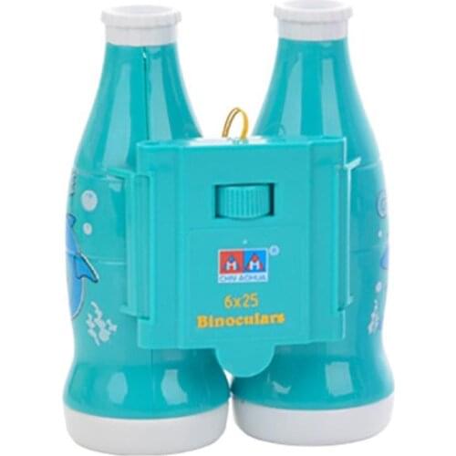 6x25 Cola Bottle Binoculars Bird Watching Optical Learning Educational Kids Toy