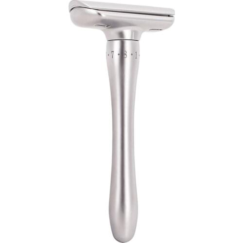 2021Adjustable Safety Razor Double Edge Classic Mens Shaving Mild to Aggressive 1-8 File Hair Removal Shaver with10 Blades