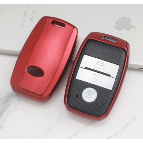 TPU Car Key Cover Case For Kia Rio 3 K2 Ceed Cerato K3 Sportage 4 Picanto K5 Optima Sorento Forte Stinger Key Ring