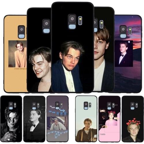 Cool Leonardo Dicaprio young Black TPU Silicone Soft Phone Case For Samsung Galaxy S20 S10 S9 S8 Plus Lite NOTE 10 9 8 S7 EDGE