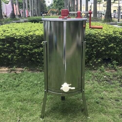 Large Capacity Honey Extractor With 2 Frames Stainless Steel Honey Extractor Honey Processing Centrifuge Beekeeping Equipment