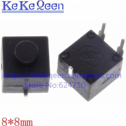 20PCS/LOT Flashlight Button Switch 8008-213BS 8*8mm 8008 3Pins ON-ON-OFF Strong Light Switch