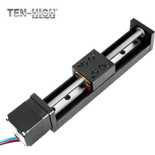 Miniature linear modules WX linear guides + ball screw T6 * 1,T6 * 2, t6 * 4,T6*6,12 + stepper motor 28 + carriage ход50-250мм