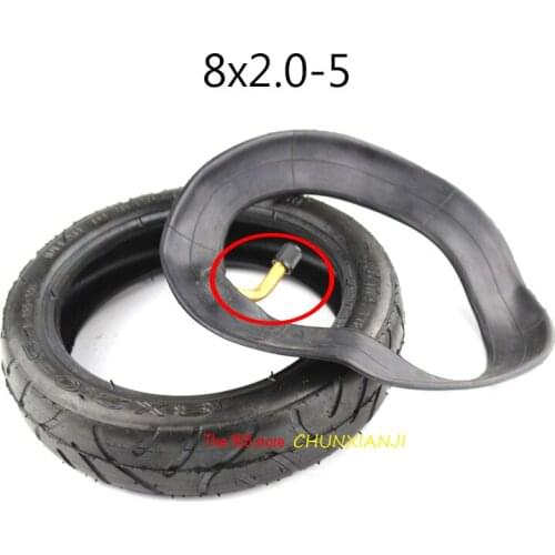 Lightning shipment 8X2.0-5 inner tube and tyre for Electric scooter baby trolley 8 inch pneumatic tire 8*2.00-5 tires