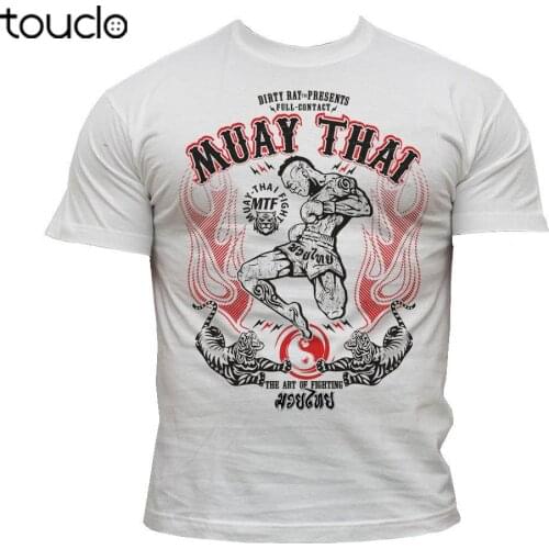 Martial Arts Mma Muay Thai Kick Boxing MenS 2019 Fashion Short Creative Printed MenS Tee Customize Tee Shirts