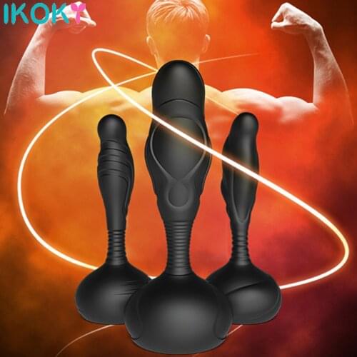 Male Prostate Massager 10 Frequency Vibrator USB Charging Silicone Butt Plug Anal Plug Adult Masturbator Sex Toys For Men