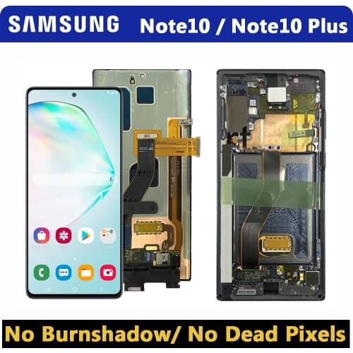 Original Lcd For Samsung Galaxy Note 10 N970F N9700 Display Touch Screen Digitizer Parts For Samsung Note 10 Plus Note10+ N975