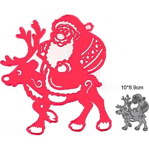 Cutting dies Santa Claus Tree metal cutting dies cut die mold decor Scrapbook paper craft knife mould blade punch stencils dies