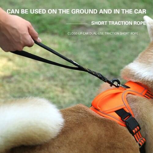Durable Dog Leash Short Outdoor Walking Jogging Traction Rope Pet Car Seat Short Belt For Dogs Cats Training Pet Accessories