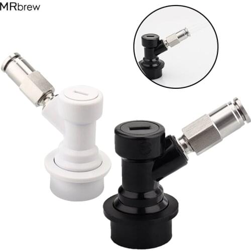 SS 5/16"(8mm) Push In Ball Lock Gas & Liquid Homebrew Keg Quick Disconnects Kit Beer Keg Hose Connector Bar Tools