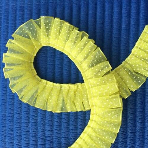 ZHU RU 10 colors 25mm width Polka Dot lace Cord Jewelry Cords DIY Accessories for Jewelry Findings Material Supplies