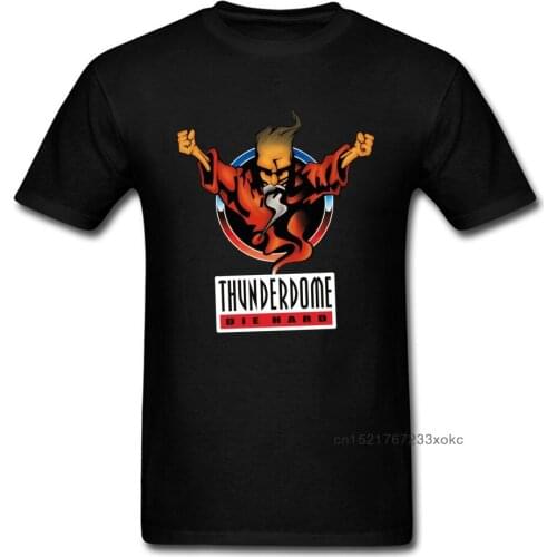 Thunderdome Tee Men Black T Shirt Mens Ghostbusters T-shirt Summer Logo Tops Die Hard Groups Tshirt Cotton Clothing