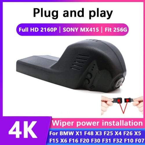New ! Easy Installation Car DVR Wifi Dash Cam For BMW X1 F48 X3 F25 X4 F26 X5 F15 X6 F16 F20 F30 F31 F32 F10 F07 Full HD 2160P
