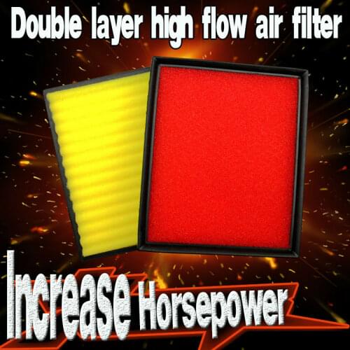 High flow air filter fit FORD FUSION 2.0L L4 F/I - Turbo 2013-2016 (match kn 33-5000)