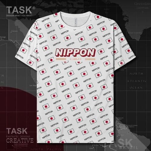 Japan Nippon JPN Japanese Quick Dry t shirt new gym t-shirt clothing t shirt for men tops sporting tracksuit summer clothes