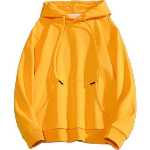 2PCS Winter Mens Warm Thicken 2021 Fleece Casual Hoodie Fashion Mens Solid Color Sweatshirt Tops