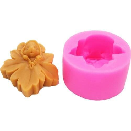 1Pcs 3D Maple Leaf mice Mould S301 Craft Art Silicone Soap Mold Craft Molds DIY Handmade soap molds Mould for Soap making