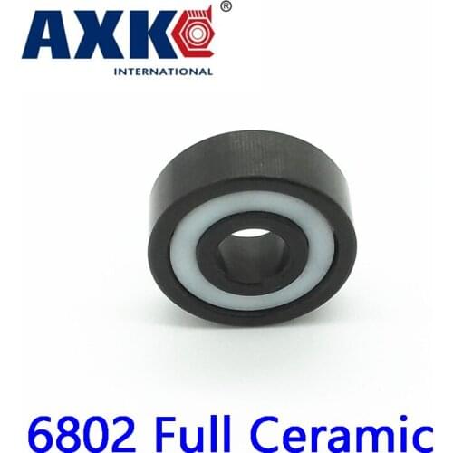 2019 Sale Rolamentos Axk 6802 Full Ceramic Bearing ( 1 Pc ) 15*24*5 Mm Si3n4 Material 6802ce All Silicon Nitride Ball Bearings