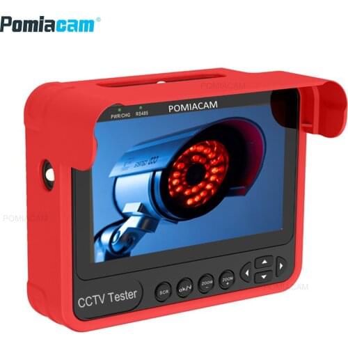 V70 4.3 Inch CCTV Tester Monitor 1080P 5MP TVI AHD CVI CVBS Analog automatic adaptation wrist CCTV Tester RS485 PTZ Controller