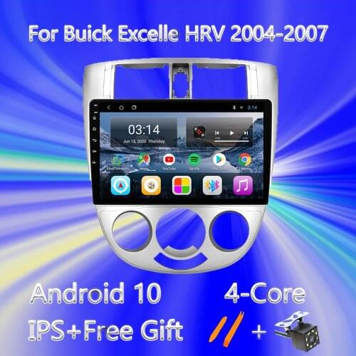 For Buick Excelle Hrv 2004 2005 2006 2007 Android 10.0 2Din Car Multimedia Video Players Quad-Core No 2din DVD Bluetooth BT WIFI