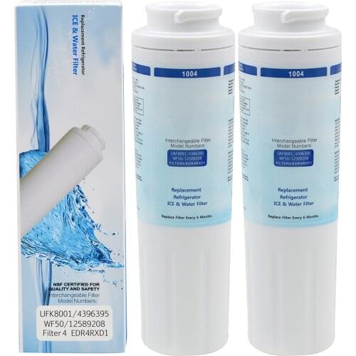 Household Gre1004 Refrigerator Water Filter Activated Carbon Replacement For Maytag Whirlpool Ukf8001 Filter 2 Pcs/lot