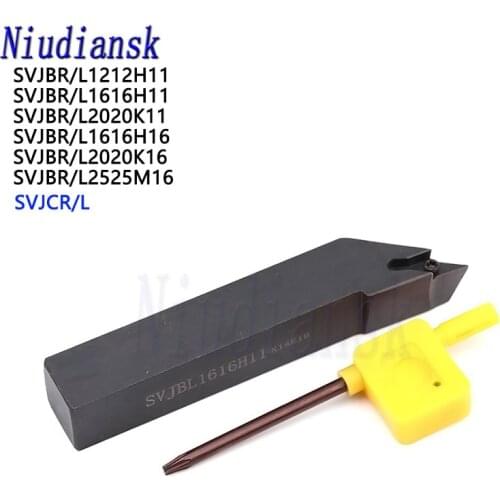 SVJCR SVJBR2020K11 external turning tool holder SVJBR1212H11 SVJCR1616H11 SVJCR2525M16 SVJBR for CNC carbide blade VCMT VBMT