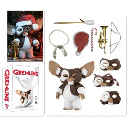 18cm Original NECA New Movie Gremlins Christmas Edition Gremlins Action Figure PVC Collect toys and gifts