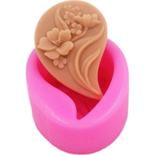 Soap Molds 3D Flowers Craft Art Silicone Soap Mold Craft Molds DIY Handmade soap molds Mould for Soap making