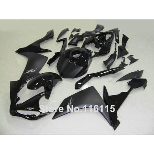 Injection molding fairing kit for YAMAHA R1 2007 2008 YZF-R1 07 08 matte & glossy black fairings set CF24