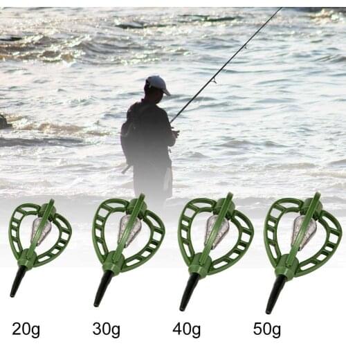 20/30/40/50g Carp Fish Feeder Outdoor Fishing Bait Cage Tackle Tool Accessories Fish Feeder