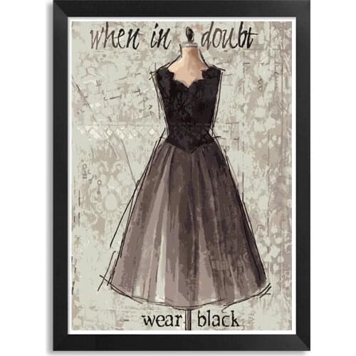 MaHuaf-A1313 Wedding dress DIY oil painting by numbers abstract artwork canvas painting wedding decoration for living room