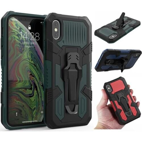 Metal Back Clip Armor Shockproof Fundas Cover for VIVO V20 Vivo V20 SE Vivo Y20S Vivo Y12S Case Stand TPU Coque Shell Housing