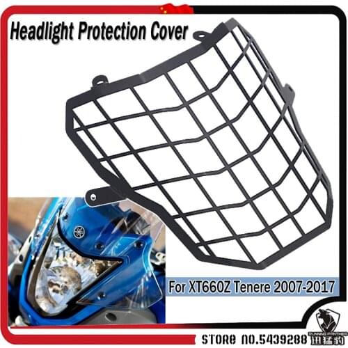 Motorcycle FOR Yamaha XT 660 Z Tenere XT660Z 2007-2017 Headlight Head Light Guard Protector Cover Protection Grill 2016 2015
