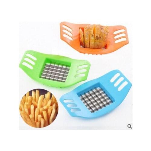 Creative French Fry Fries Cutter Potato Vegetable Slicer Tools Chopper Stainless Steel Potatoes Cutting Device Cooking Tools