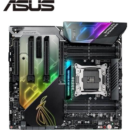 NEW For Asus ROG Rampage VI Extreme Original Desktop Intel X299 DDR4 Motherboard LGA LGA 2066 USB3.0 M.2 SATA3