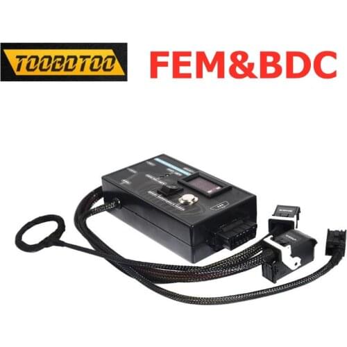 New Type For BMW FEM/BDC Device For BMW F20 F30 F35 X5 X6 I3 Test Platform With Black Case Built-In Start Button