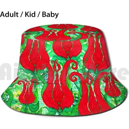 Ottoman Lale Bucket Hat Adult kid baby Beach Sun Hats Ottoman Turkish Topkapi Istanbul Turk Sultan Harem Muslim Arab Islam