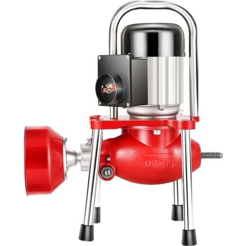 Professional Toilet Sewer High Pressure Water Jetting Dredge Sewer Cleaning Equipment Electric Toilet Blocked Dredging Machine