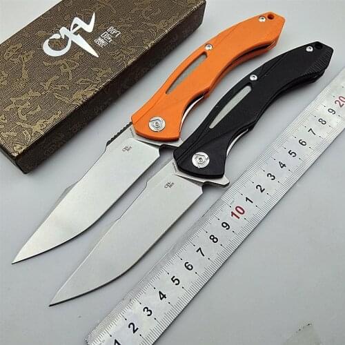 CH folding knife D2 blade CH3519g10 pocket tactical camping hunting survival knives flipper G10 handle fruit gift EDC hand tools