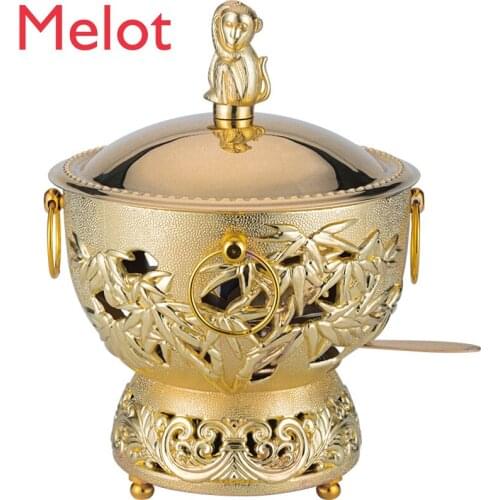 Alcohol Stove Small Hot Pot Antique Small Hot Pot Couple Chafing Dish Buffet Small Hot Pot