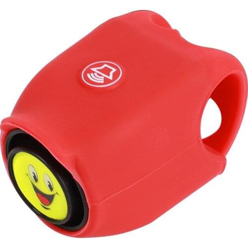 Bicycle electric bells mountain bike bells dead fly bicycle outdoor electronic horn silicone bicycle bell riding accessories