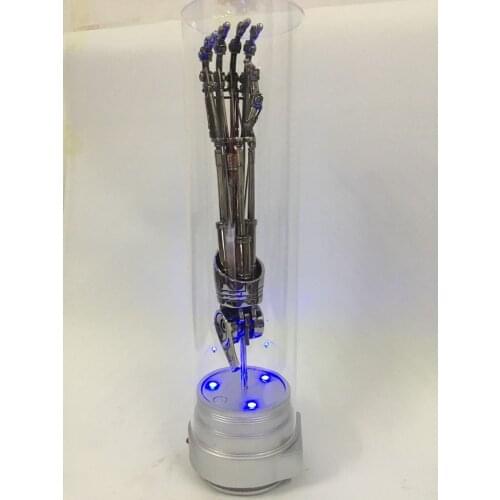 1:1 Global Limited T2 T800 Arm Plating Model Out of Print standard electroplate resin edition of hand model furnishing articles