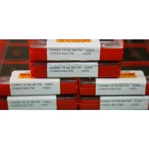 10PCS CARBIDE INSERT CNMG190608-PM 4325